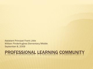 Professional Learning Community