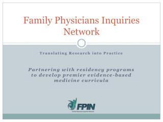 Family Physicians Inquiries Network