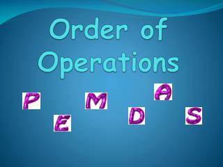 Order of Operations