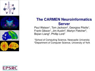 The CARMEN Neuroinformatics Server