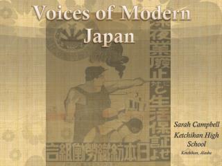 Voices of Modern Japan