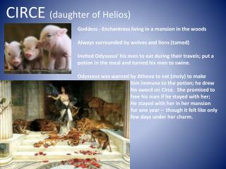 CIRCE (daughter of Helios)