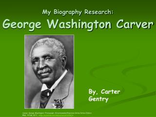 My Biography Research: George Washington Carver