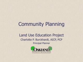 Community Planning