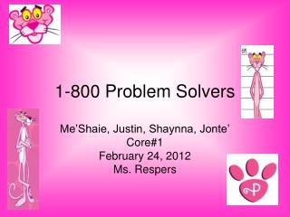 1-800 Problem Solvers