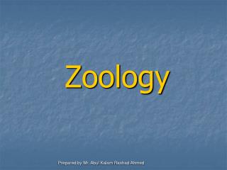 Zoology