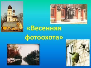 «Весенняя фотоохота»