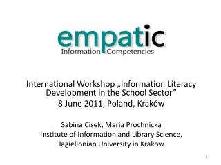 International Workshop „Information Literacy Development in the School Sector”