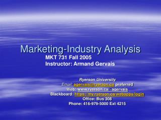 Marketing-Industry Analysis
