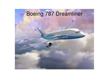 Boeing 787 Dreamliner