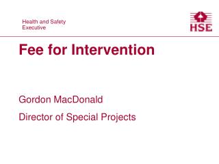 Fee for Intervention