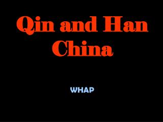 Qin and Han China