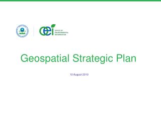 Geospatial Strategic Plan