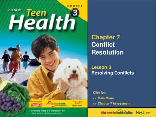 Chapter 7 Conflict Resolution