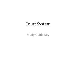Court System
