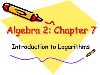 Algebra 2: Chapter 7