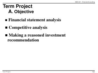 Term Project A . Objective