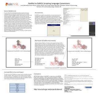 RasMol to PyMOL Scripting Language Conversions