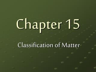 Chapter 15