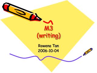 M3 (writing)