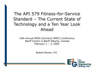 Robert Brown, P.E.