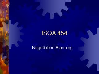 ISQA 454