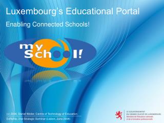 Luxembourg’s Educational Portal