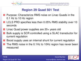 Region 29 Quad 501 Test