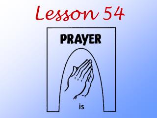 Lesson 54