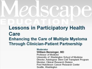 Lessons in Participatory Health Care