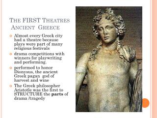 The FIRST Theatres Ancient Greece