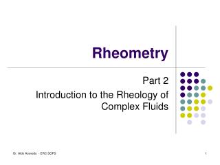 Rheometry