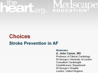 Atrial Fibrillation and Stroke