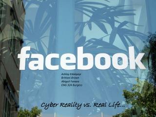 Cyber Reality vs. Real Life…