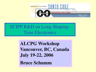 SCIPP R&amp;D on Long Shaping-Time Electronics