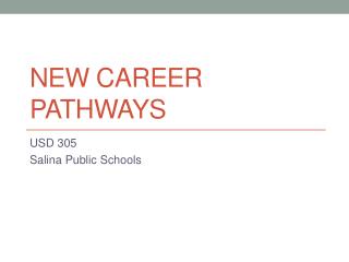 New Career Pathways