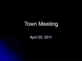 Town Meeting