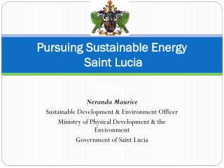 Pursuing Sustainable Energy Saint Lucia