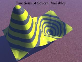 Functions of Several Variables