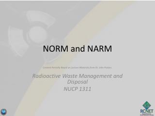 NORM and NARM