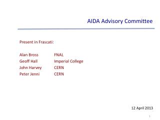 AIDA Advisory Committee