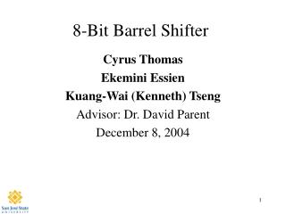 8-Bit Barrel Shifter