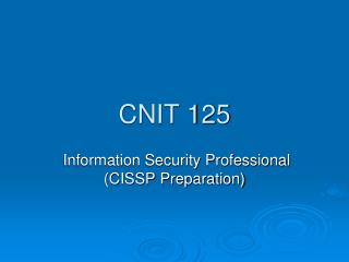 CNIT 125