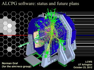 ALCPG software: status and future plans