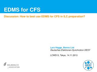 EDMS for CFS