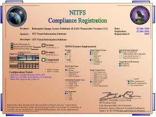 NITFS Compliance Registration