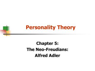 Personality Theory