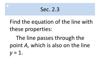 Sec. 2.3