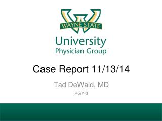Case Report 11/13/14