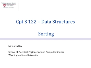 Nirmalya Roy School of Electrical Engineering and Computer Science Washington State University